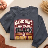 Game Days We Wear Black & Gold Tee thumbnail 9