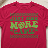 Pickleball Sport-Tek Performance Tee, Just One More Game, Court Apparel thumbnail 6