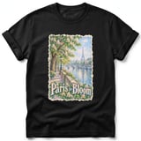 Paris in Bloom ~ Comfort Colors Premium Tee thumbnail 1