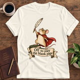 Off to Slay the Blank Page Softstyle Tee thumbnail 3