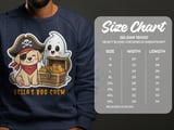 Cute Pirate Labraodor and Ghost Crew Sweatshirt, Halloween Treasure Hunt Apparel, adult and kid size t-shirts thumbnail 6