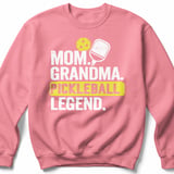 Pickleball Gildan Crewneck Sweatshirt, Mom Grandma Pickleball Legend, Court Warm Up Layer for Players thumbnail 8