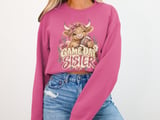 Game Day Sister Highland Cow Tee thumbnail 11