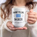 Funny Greek Gift Mug – I'm Not Yelling thumbnail 7