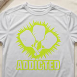 Pickleball Sport-Tek Performance Tee, Addicted Triple Paddle Graphic, Moisture Wicking Court Apparel thumbnail 10