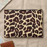 Chic Leopard Print Laptop Sleeve, Animal Print Accessory Pouch, Trendy Wild Jungle Pattern Tech Case thumbnail 11