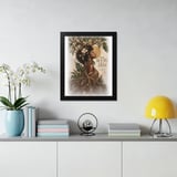 Black Woman Roots Poster, African American Framed Art Print, Ancestral Strength Wall Decor, Melanin Botanical Floral Artwork, Gift For Her thumbnail 4