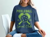 Pickleball Comfort Colors Shirt, Pickleball Est. 1984 Social Club, Vintage Graphic Tee thumbnail 4