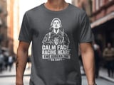 Calm Face Racing Heart EMS Tee thumbnail 4