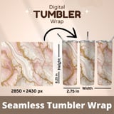 Pink Marble Tumbler Design, Rose Gold Digital Paper, Watercolor Floral Backgrounds, Scrapbooking Pages, Printable Tumbler Png, Digital thumbnail 7
