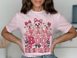 Boo to Breast Cancer Faux Patchwork Tee thumbnail 7
