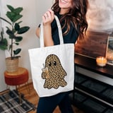 Leopard Ghost Iced Coffee Tote Bag thumbnail 6