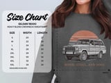 Wood Steel Soul T-Shirt, Classic Car, Vintage Wagon, Retro Automotive Tee, Grand Wagoneer Shirt, Offroad Vehicle Shirt, Car Lover Gift thumbnail 5