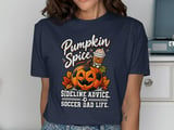 Pumpkin Spice Soccer Dad Life Tee thumbnail 2