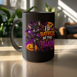 I'd Rather Be The Villain Black Cat Mug thumbnail 16