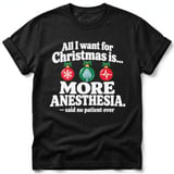 More Anesthesia Christmas Tee thumbnail 3
