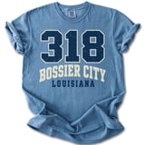 318 Bossier City Louisiana Tee thumbnail 11