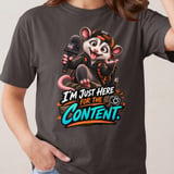 Here For The Content Parker the Possum Tee thumbnail 6