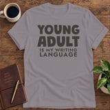 Young Adult Is My Writing Language Softstyle Tee thumbnail 5
