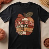 Teaching Is My Fall Sport Tee thumbnail 6