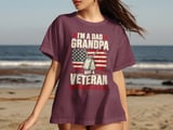 Dad Grandpa Veteran Tee thumbnail 5