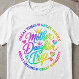 Mother Daughter Trip Rainbow T-Shirt thumbnail 6