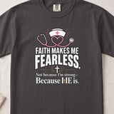 Faith Makes Me Fearless Tee thumbnail 3