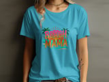 Beach Mama T-Shirt, Summer Vacation Shirt for Moms, Tropical Sunset Palm Tree Coastal Mom Life Tee, Mother's Day Gift thumbnail 8