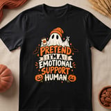 Emotional Support Human Ghost Tee thumbnail 6