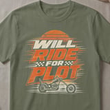 Will Ride For Plot Tee thumbnail 5