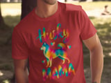 Rainbow Husky Mama Tee thumbnail 2