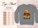 Ghouls Just Wanna Have Sun Boating Halloween Pontoon Boat Ghost Sunset Crewneck Sweatshirts Graphic thumbnail 6