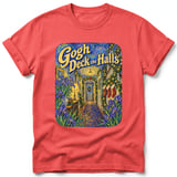 Gogh Deck the Halls ~ Comfort Colors Premium Tee thumbnail 3