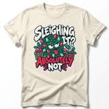 Sleighing It Absolutely Not Tee thumbnail 1