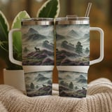 Enchanted Highlands Stag Digital Design Size Bundle Png thumbnail 9