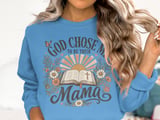 God Chose Me To Be Their Mama Vintage Boho Christian Mom Faith Bible Floral Butterfly Distressed Graphic Other thumbnail 14