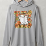 Pickleball Sport-Tek Performance Hood, Let's Dink Ghouls Retro Graphic, Lightweight Sun Warm-Up Hoodie thumbnail 6