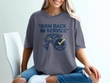 Arm Back In Service T-Shirt: Repaired Ready Mechanical Arm Surgery Recovery Tee thumbnail 2