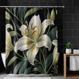 White Lily Tumbler Design, Digital Paper, Floral Backgrounds, Junk Journal Pages, Printable PNG, Scrapbooking Paper thumbnail 10