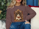 Cozy Reading Ghost Tee or Sweatshirt thumbnail 7