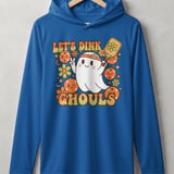 Pickleball Sport-Tek Performance Hood, Let's Dink Ghouls Retro Graphic, Lightweight Sun Warm-Up Hoodie thumbnail 3