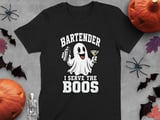 Bartender I Serve The Boos Tee thumbnail 1
