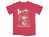 Howdy Pardner Frog Cowboy T-Shirt thumbnail 3