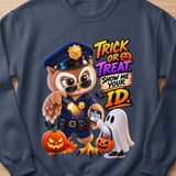 Trick Or Treat Officer Hoot the Owl Sweatshirt thumbnail 7