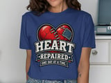 Heart Repaired One Day At A Time Tee thumbnail 4
