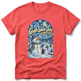 Gogh Snow Day ~ Comfort Colors Premium Tee thumbnail 3
