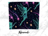 Fairy Tumbler Wrap Design, 20oz Skinny Tumbler Sublimation, Magical Stars, Digital Download, Seamless Wrap, DIY Tumbler Graphics thumbnail 5