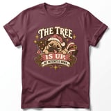 Tree Is Up Patience Down Pug Tee thumbnail 4