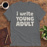 I Write Young Adult Softstyle Tee thumbnail 3