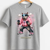 VR Rhino Gamer Shirt for Toddler, Funny Virtual Reality Gaming Tee, Kids Birthday Gift, Pixo League by Farron House thumbnail 1